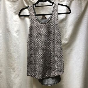 Laced front tank top